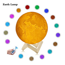 Load image into Gallery viewer, Coquimbo 3D Print Moon Lamp With Remote Control 16 Changeable