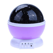 Load image into Gallery viewer, Stars Starry Sky LED Light Projector Moon Lamp Battery