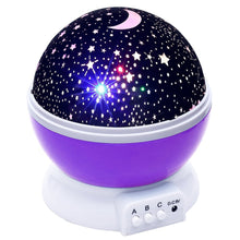 Load image into Gallery viewer, Lightme Stars Starry Sky LED Night Light Projector Moon Lamp Battery