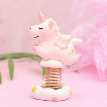 Load image into Gallery viewer, LED Night Light Unicorn Moon Resin Cartoon Night Lamp Luminaria