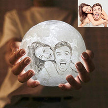 Load image into Gallery viewer, Customized Personality 3D Printing Moon Novelty Light Lunar